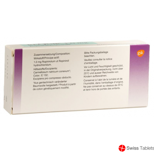 Requip Filmtabletten 1mg 84 Stück buy online