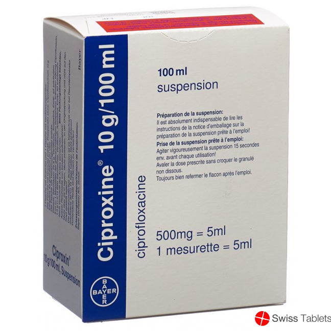 Ciproxin Suspension 10g/100ml 100ml buy online