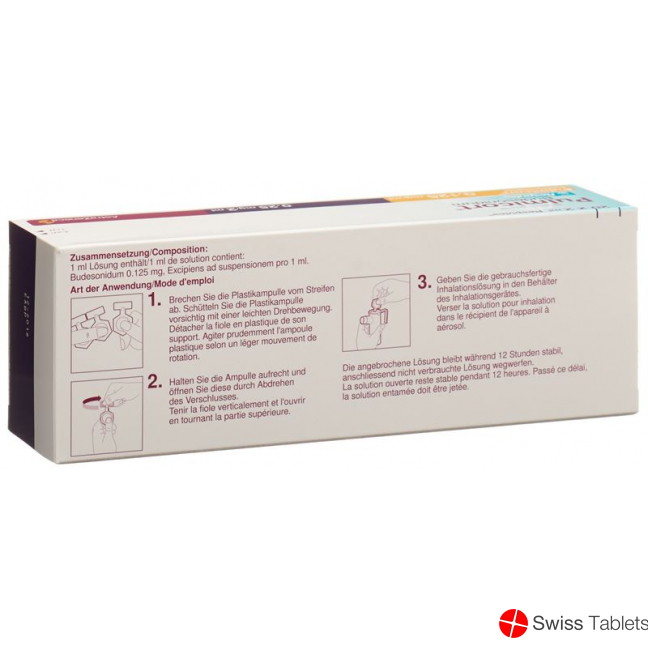 Pulmicort Inhalation Suspension 0.125mg/ml 20 Respule 2ml buy online