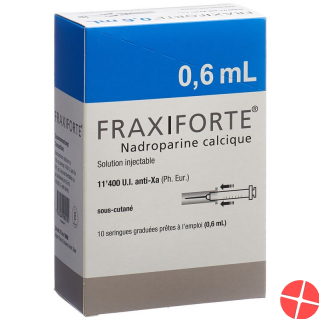 Fraxiforte 0.6ml Injektionslösung 10 Fertigspritzen 0.6ml