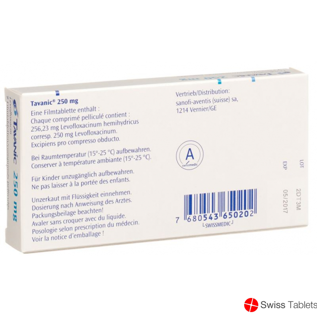 Tavanic Tabletten 250mg 7 Stück buy online