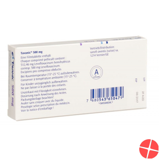 Tavanic Tabletten 500mg 5 Stück