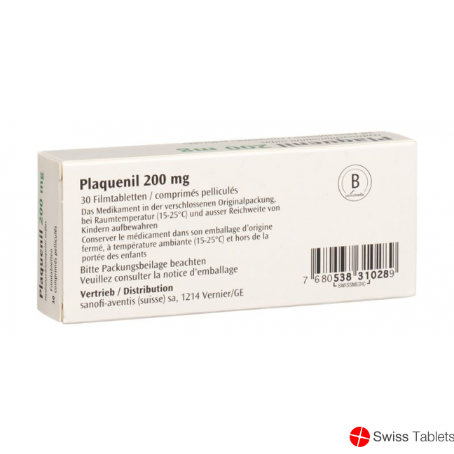 Plaquenil Filmtabl 200 mg 30 pcs