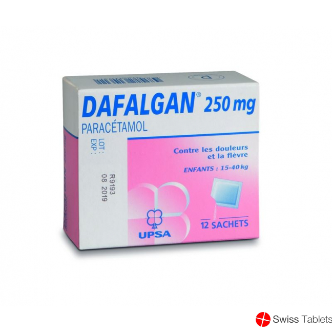 Dafalgan 250mg 12 Beutel buy online