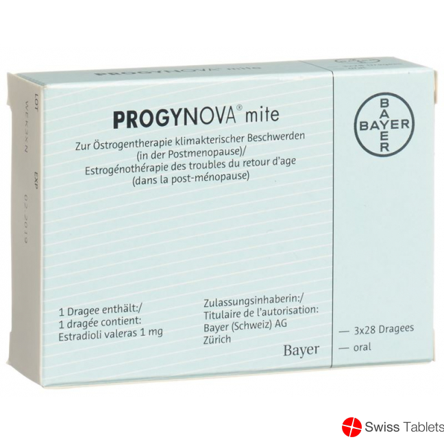 Progynova Mite Dragees 1mg 3x 28 Stück buy online