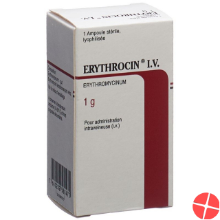Erythrocin IV Dry sub 1000 mg amp