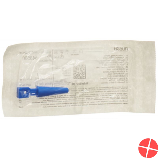 Rüsch Catheter Plug Blue Blunt Conical Sterile
