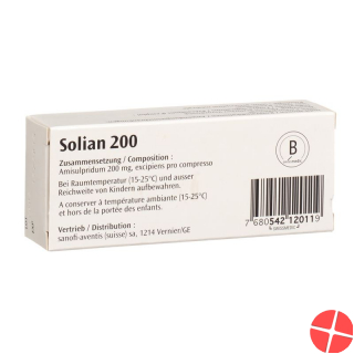 Solian Tabletten 200mg Teilbar 30 Stück