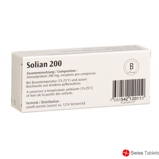 Solian Tabletten 200mg Teilbar 30 Stück buy online