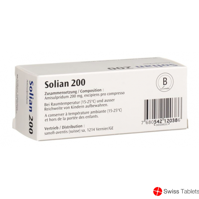 Solian 200 Tabletten 200mg Teilbar 90 Stück buy online