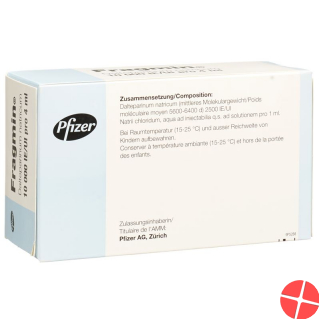 Fragmin Injektionslösung 10000 E/4ml 10 Durchstechflaschen 4ml