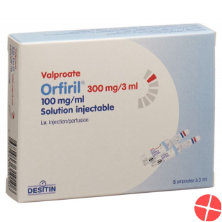 Orfiril Injektionslösung 300mg/3ml Ampullen 5 Stück