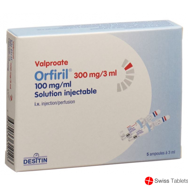 Orfiril Injektionslösung 300mg/3ml Ampullen 5 Stück buy online