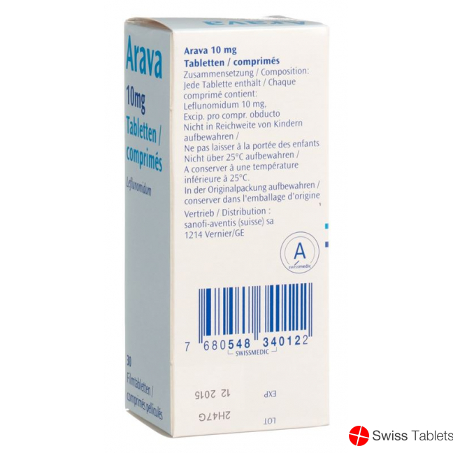 Arava Filmtabletten 10mg 30 Stück buy online