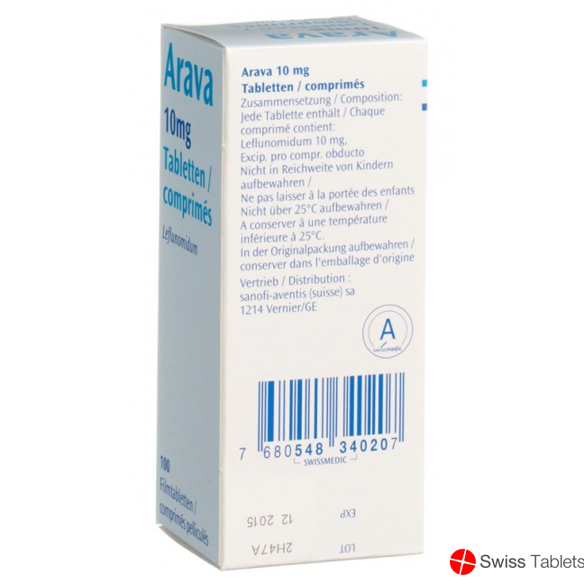 Arava Filmtabletten 10mg 100 Stück buy online