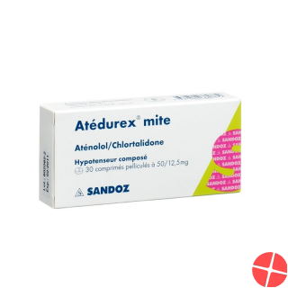 Atedurex Mite Filmtabletten 50/12.5 30 Stück