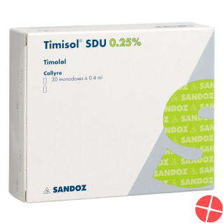 Timisol SDU Augentropfen 0.25% 30x 0.4ml