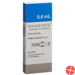 Fraxiforte 0.6ml Injektionslösung 2 Fertigspritzen 0.6ml