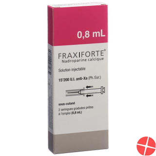 Fraxiforte 0.8ml Injektionslösung 2 Fertigspritzen 0.8ml