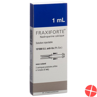 Fraxiforte 1ml Injektionslösung 2 Fertigspritzen 1ml