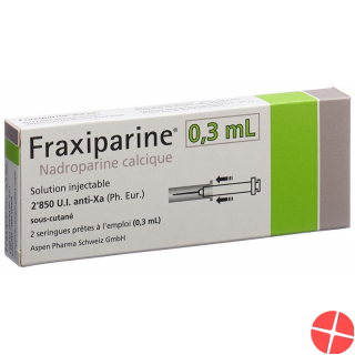 Fraxiparine 0.3ml Injektionslösung 2 Fertigspritzen 0.3ml