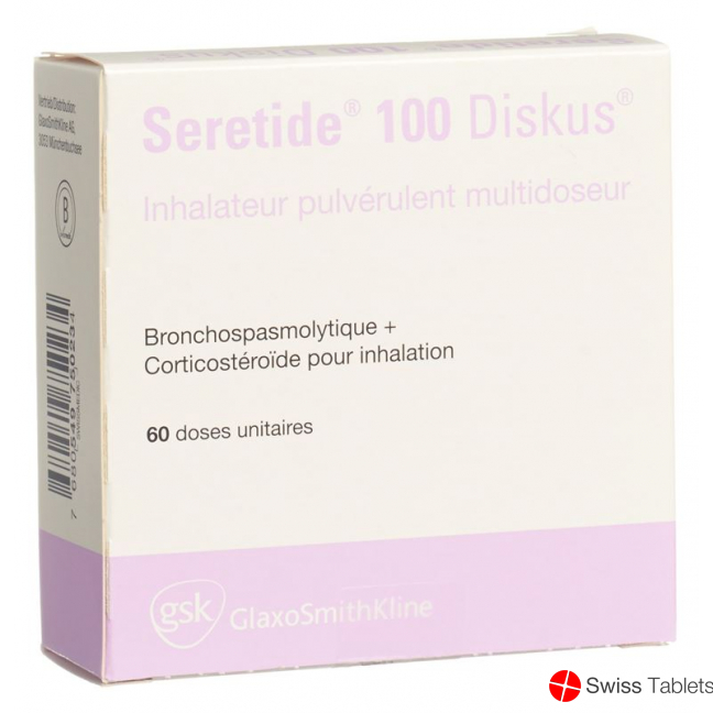 Seretide 100 Diskus Inh Pulver 60 Dos buy online