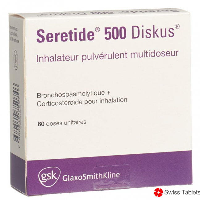 Seretide 500 Diskus Inh Pulver 60 Dos buy online