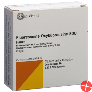 Fluoresceine Oxybupro 0.4% 20 Monodosis 0.4ml