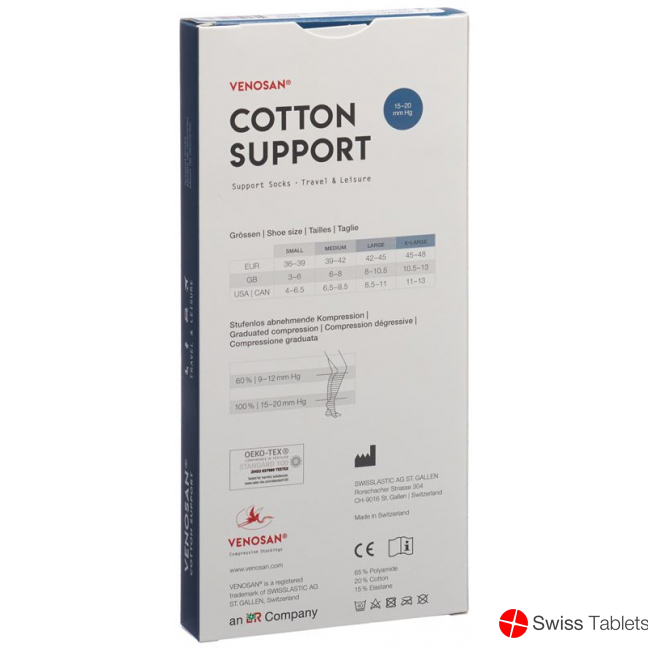 Venosan Cotton A-d Support Socks S Beige 1 Paar buy online