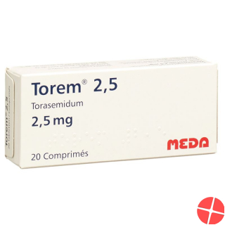 Torem Tabletten 2.5mg 20 Stück