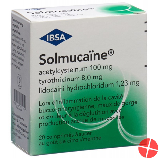 Solmucaine 100mg 20 Lutschtabletten