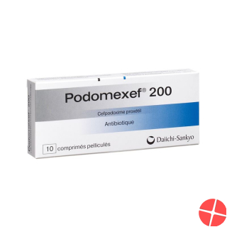 Podomexef Filmtabletten 200mg 10 Stück