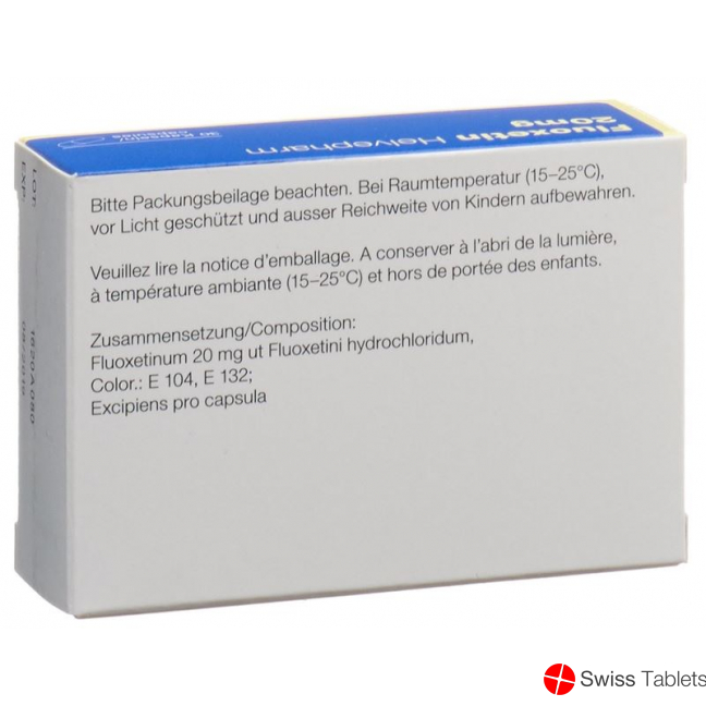 Fluoxetin Helvepharm Kapseln 20mg 30 Stück buy online