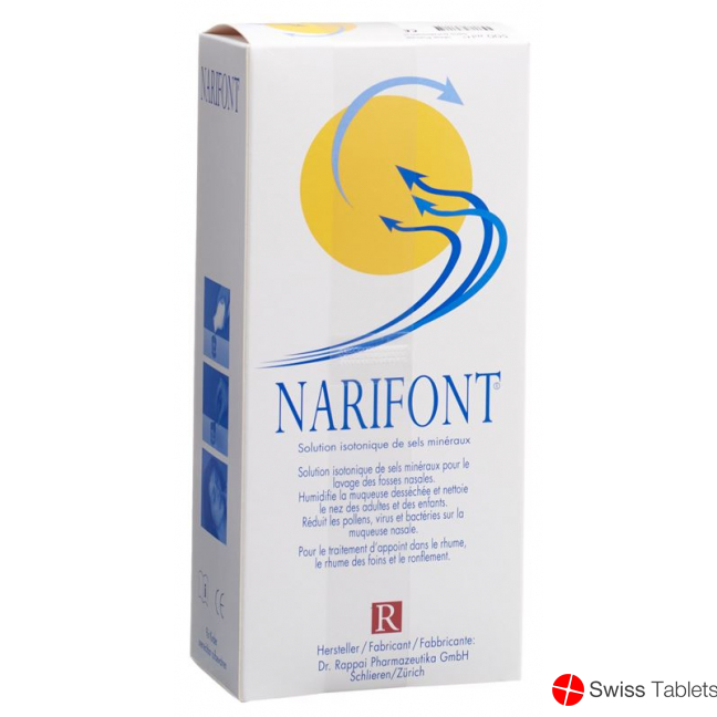 Narifont isotonische Mineralsalzlösung ohne Ballonpumpe 500ml buy online
