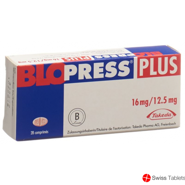 Blopress Plus Tabletten 16/12.5mg 28 Stück buy online