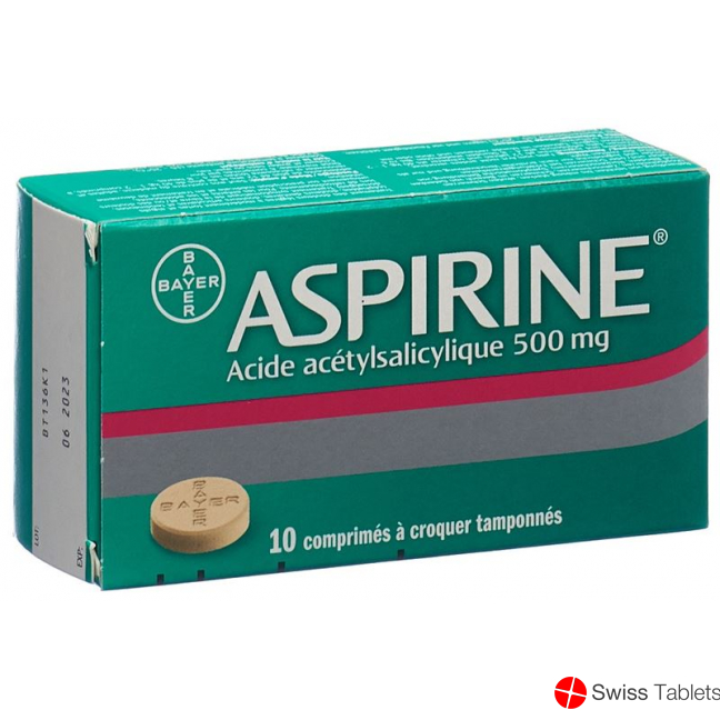 Aspirin 500mg 10 Kautabletten buy online