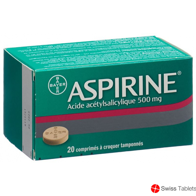 Aspirin 500mg 20 Kautabletten buy online