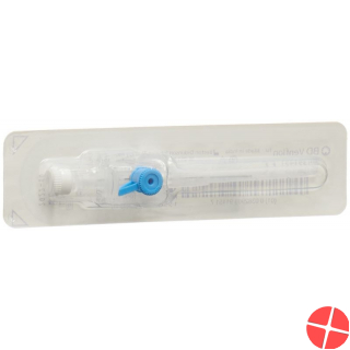BD Venflon 0.8x25mm 22g Luer-Lok Blau