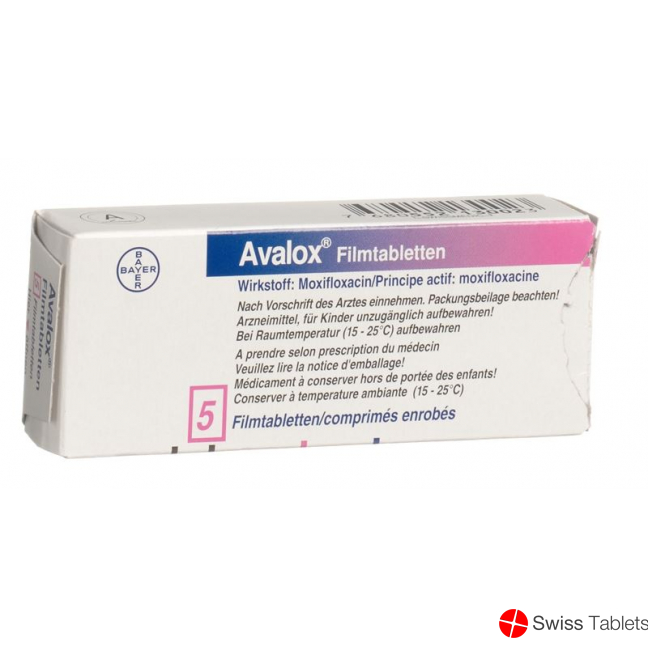 Avalox Filmtabletten 400mg 5 Stück buy online