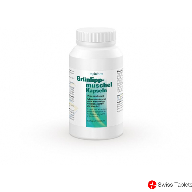 Alpinamed Greenlip Mussel Capsules 400mg 200 pieces buy online