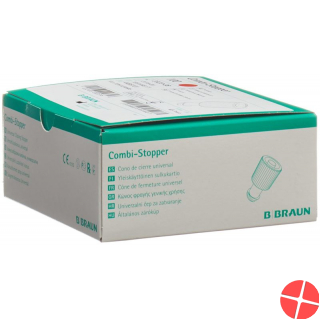 Braun Combi Verschlusskonus Rot Luer Lock 100 Stück