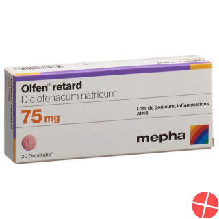 Olfen 75 Retard Depotabs 75mg 20 Stück