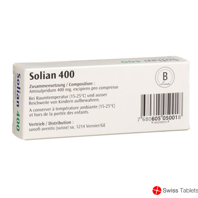 Solian Filmtabletten 400mg Teilbar 30 Stück buy online