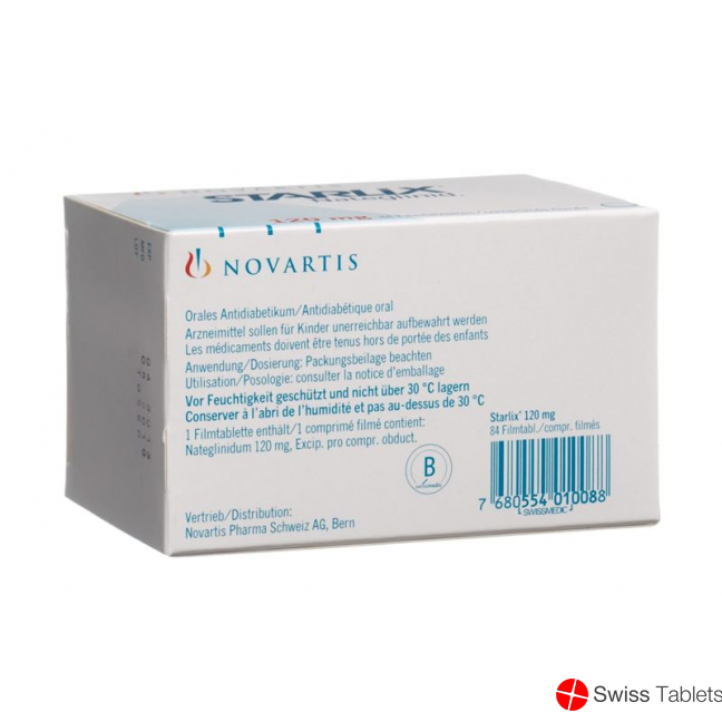 Starlix Filmtabletten 120mg 84 Stück buy online