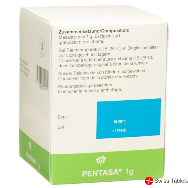 Pentasa Depotgran 1g Beutel 50 Stück buy online