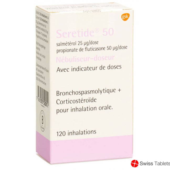 Seretide 50 dosing aerosols 120 doses buy online