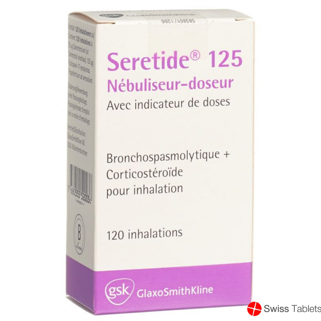 Seretide 125 dosing aerosols 120 doses buy online