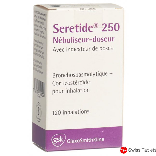 Seretide 250 dosing aerosols 120 doses buy online