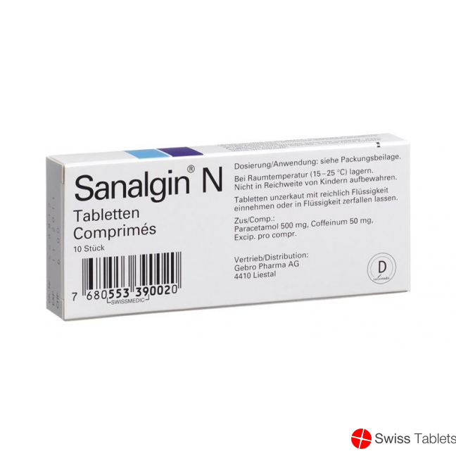 Sanalgin 10 Tabletten buy online