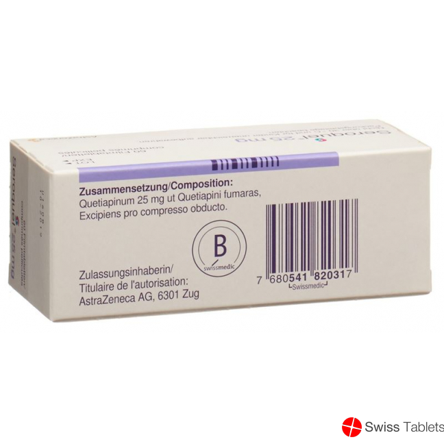 Seroquel Filmtabletten 25mg 60 Stück buy online